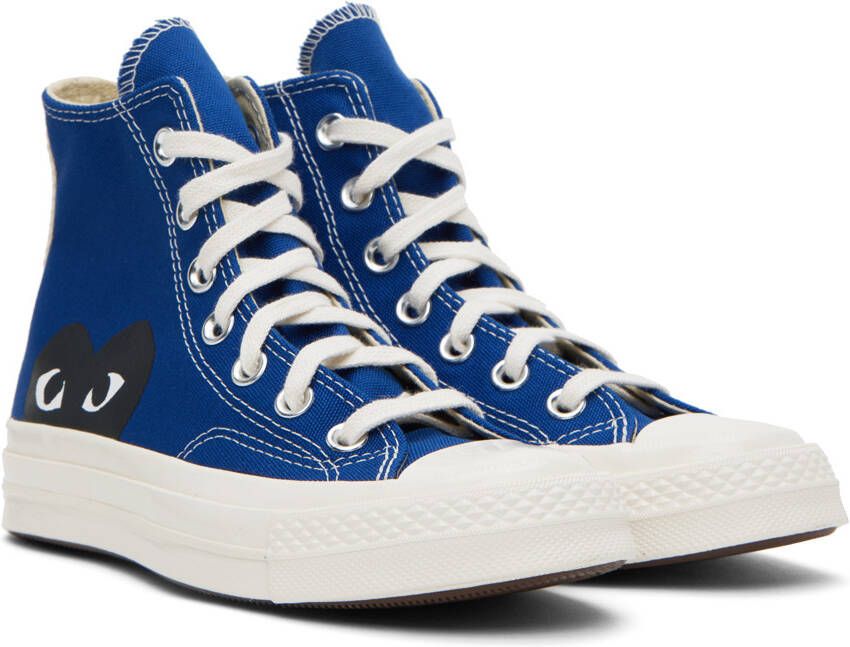 Comme des Garçons Play Blue Converse Edition Chuck 70 Sneakers
