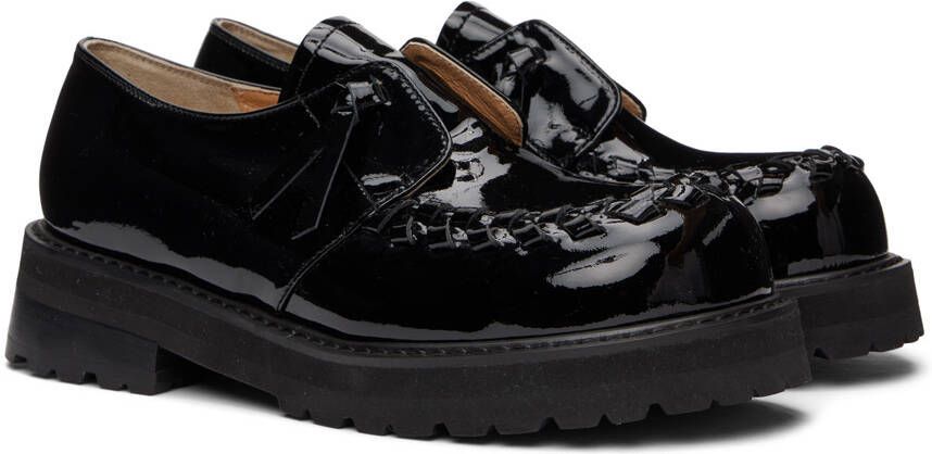 COMME SE-A SSENSE Exclusive Black Freed Loafers