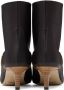 COMME SE-A SSENSE Exclusive Black Luxe Western Boots - Thumbnail 2
