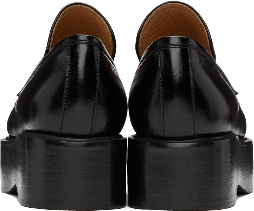 COMME SE-A SSENSE Exclusive Black Platform Loafers