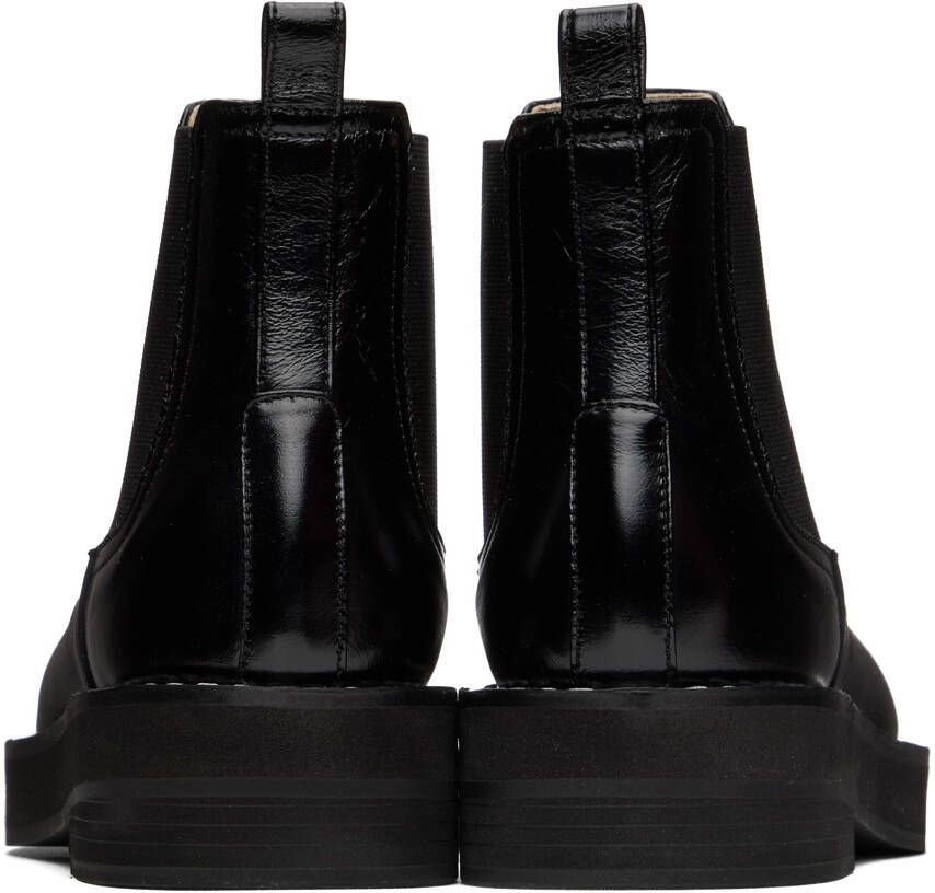 COMME SE-A SSENSE Exclusive Black Ronda Boots