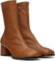 COMME SE-A SSENSE Exclusive Brown Basique Boots - Thumbnail 4