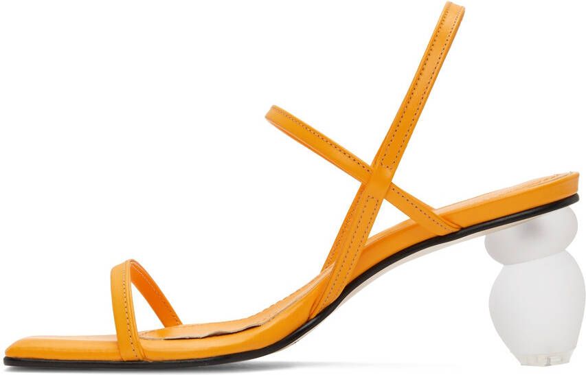 COMME SE-A SSENSE Exclusive Orange Objet Palette Heels