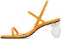 COMME SE-A SSENSE Exclusive Orange Objet Palette Heels - Thumbnail 3