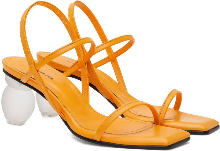 COMME SE-A SSENSE Exclusive Orange Objet Palette Heels