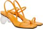 COMME SE-A SSENSE Exclusive Orange Objet Palette Heels - Thumbnail 4