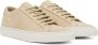 Common Projects Beige Achilles Low Sneakers - Thumbnail 4
