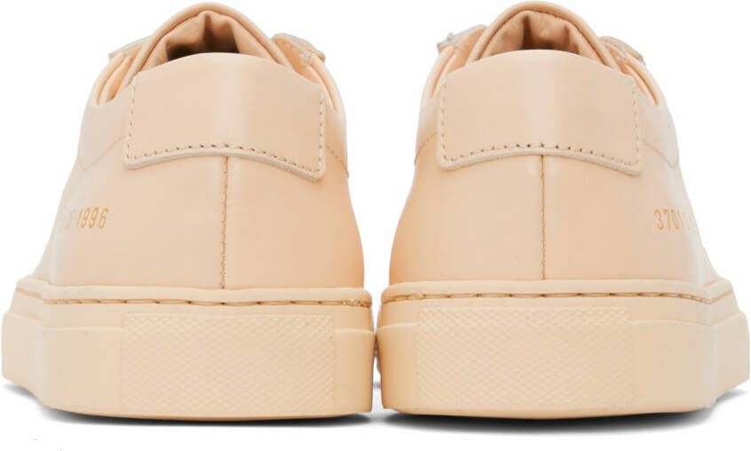 Common Projects Beige Achilles Low Sneakers