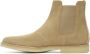 Common Projects Beige Suede Chelsea Boots - Thumbnail 3