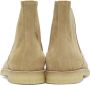 Common Projects Beige Suede Chelsea Boots - Thumbnail 4