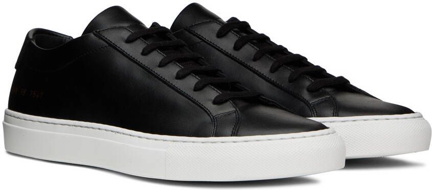 Common Projects Black Achilles Low Sneakers