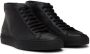 Common Projects Black Achilles Mid Sneakers - Thumbnail 4