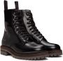 Common Projects Black Combat Ankle Boots - Thumbnail 4