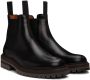 Common Projects Black Grained Chelsea Boots - Thumbnail 4