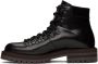 Common Projects Black Hiking Ankle Boots - Thumbnail 3