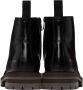 Common Projects Black Leather Combat Boots - Thumbnail 2