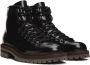 Common Projects Black Leather Hiking Boots - Thumbnail 4
