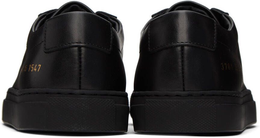 Common Projects Black Original Achilles Sneakers