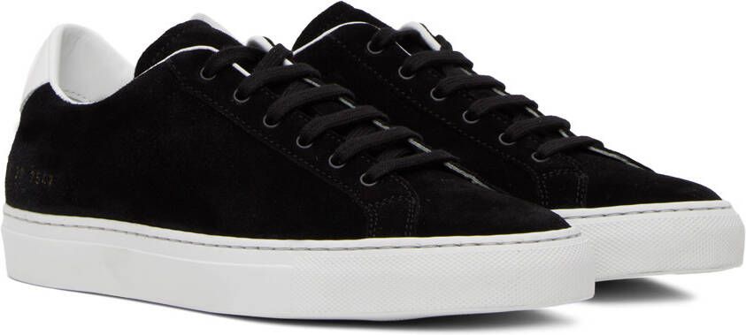 Common Projects Black Retro Low Sneakers