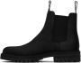 Common Projects Black Stamped Chelsea Boots - Thumbnail 3