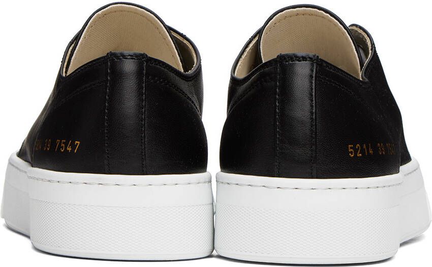Common Projects Black Tournament Low Sneakers