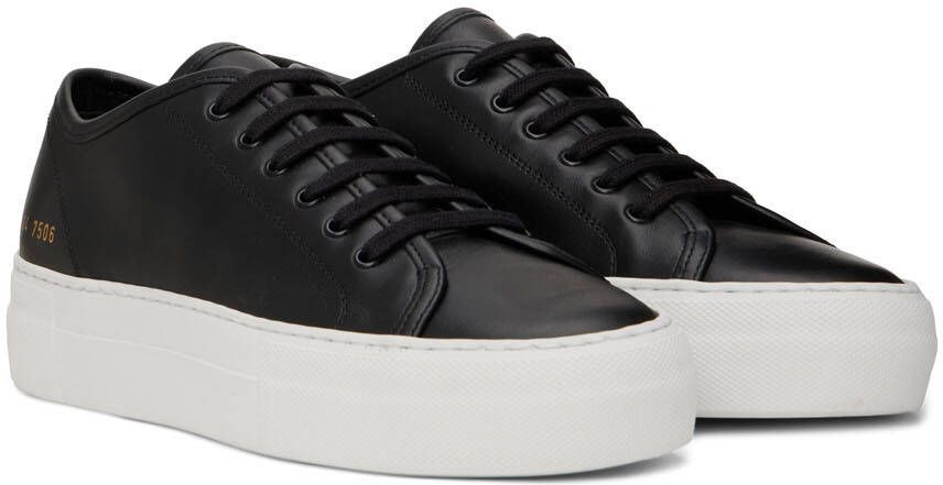 Common Projects Black Tournament Low Super Sneakers