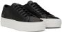 Common Projects Black Tournament Low Super Sneakers - Thumbnail 4