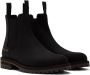 Common Projects Black Winter Chelsea Boots - Thumbnail 4