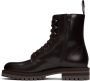 Common Projects Brown Leather Combat Boots - Thumbnail 3