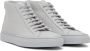 Common Projects Gray Achilles Mid Sneakers - Thumbnail 4