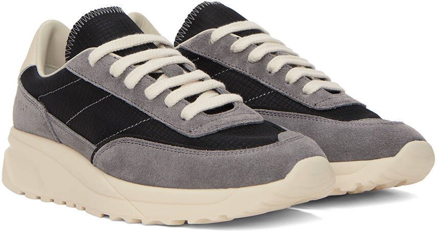 Common Projects Gray & Black Track 80 Sneakers