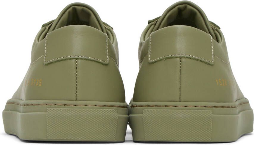 Common Projects Green Original Achilles Low Sneakers