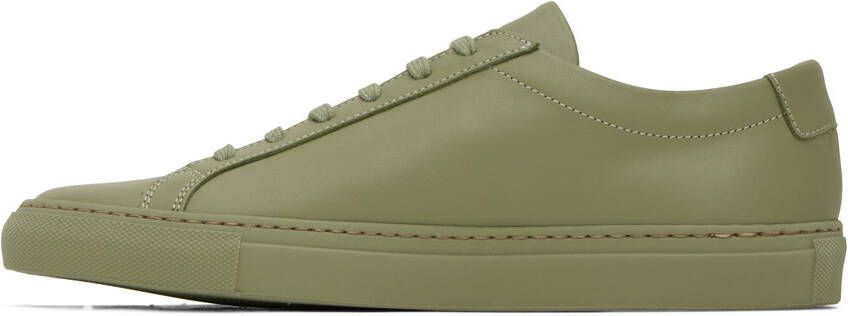 Common Projects Green Original Achilles Low Sneakers