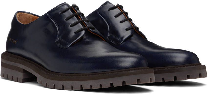 Common Projects Navy Lace-Up Derbys