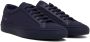 Common Projects Navy Original Achilles Low Sneakers - Thumbnail 4