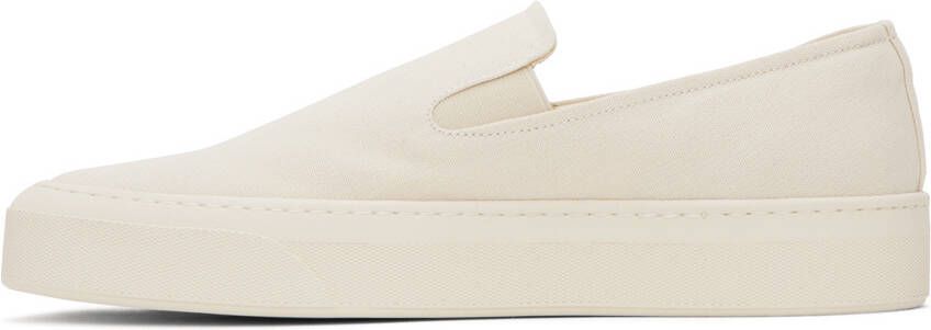 Common Projects Off-White Slip On Sneakers