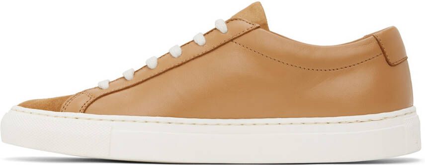 Common Projects Tan Achilles Low Sneakers