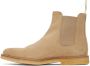 Common Projects Tan Suede Chelsea Boots - Thumbnail 3