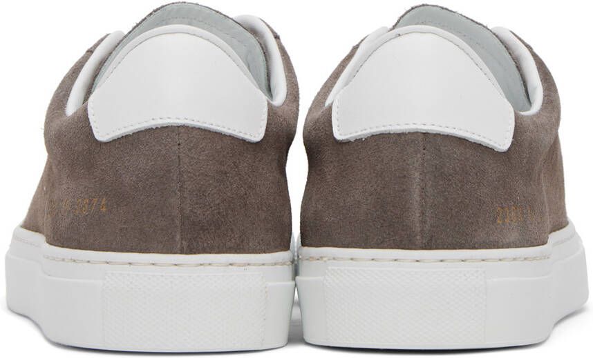 Common Projects Taupe Retro Low Sneakers