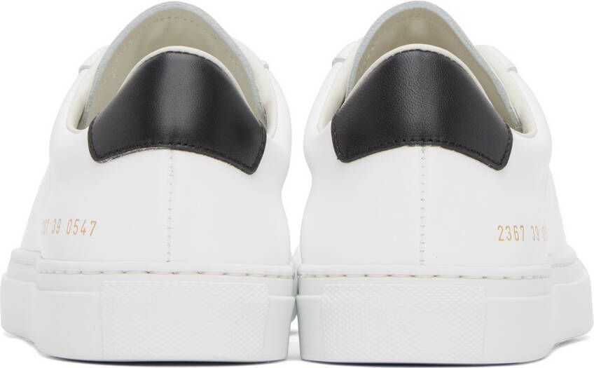 Common Projects White Retro Low Sneakers