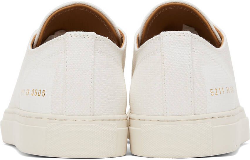 Common Projects White Tournament Low Sneakers