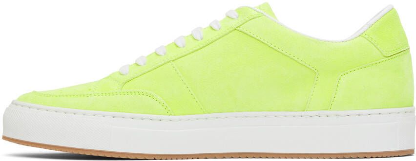 Common Projects Yellow Suede Zeus Prototype Low Sneakers