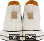 Converse Off-White & Beige Chuck 70 High-Top Sneakers - Thumbnail 2