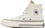 Converse Off-White & Beige Chuck 70 High-Top Sneakers - Thumbnail 3