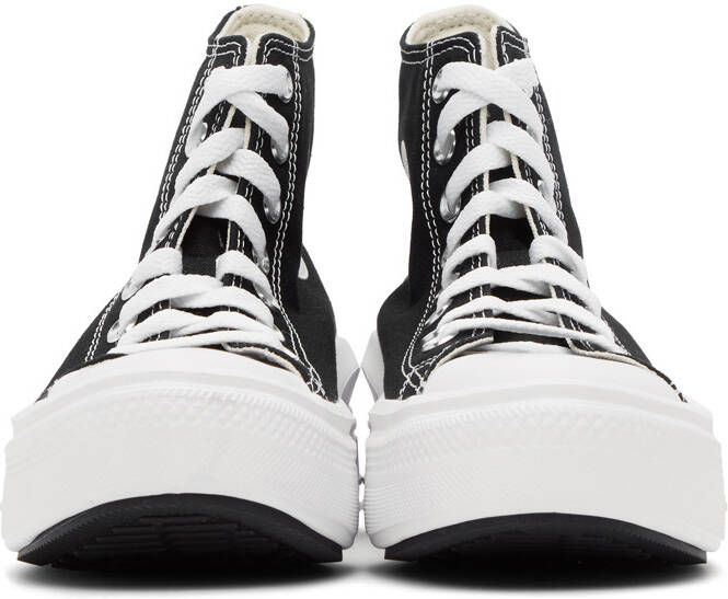 Converse Black All Star Move Platform High Sneakers