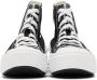 Converse Black & White Chuck Taylor All Star Move High Sneakers - Thumbnail 6