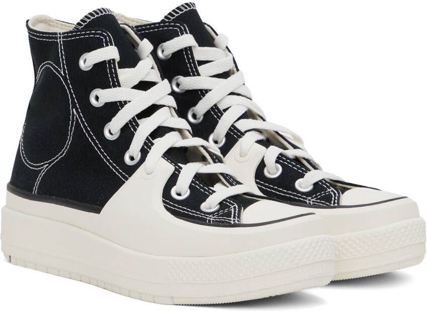 Converse Black & White Chuck Taylor All Star Construct Sneakers
