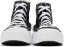 Converse Black & White Chuck Taylor All Star Move High Sneakers - Thumbnail 2