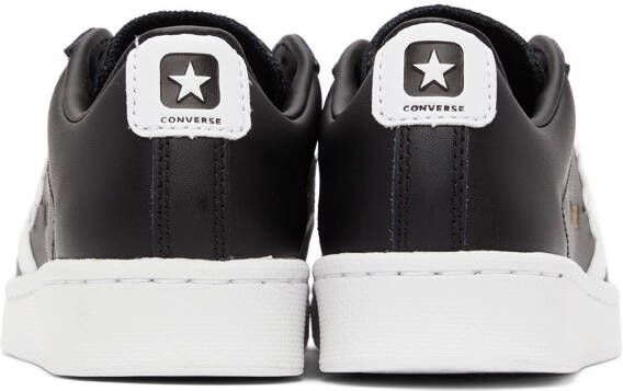 Converse Black & White Pro Leather OX Sneakers