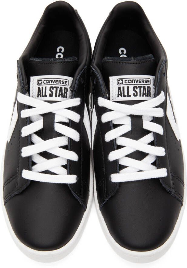 Converse Black & White Pro Leather OX Sneakers